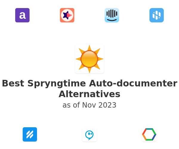 Best Spryngtime Auto-documenter Alternatives
