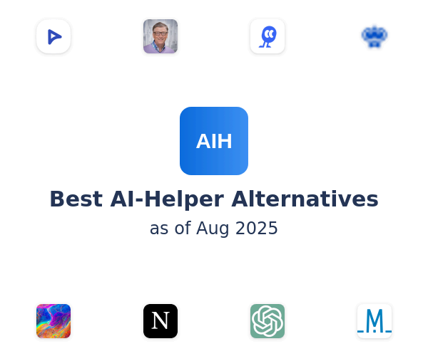 Best AI-Helper Alternatives