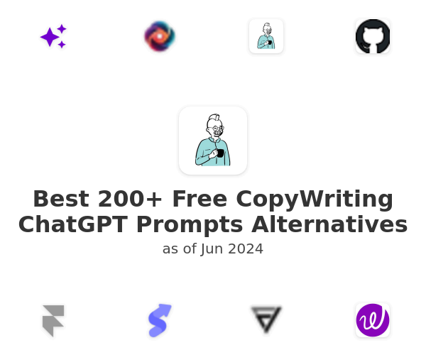 Best 200+ Free CopyWriting ChatGPT Prompts Alternatives