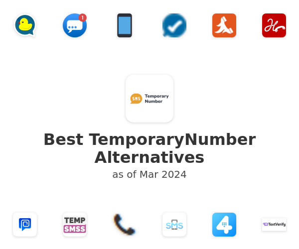 Best TemporaryNumber Alternatives