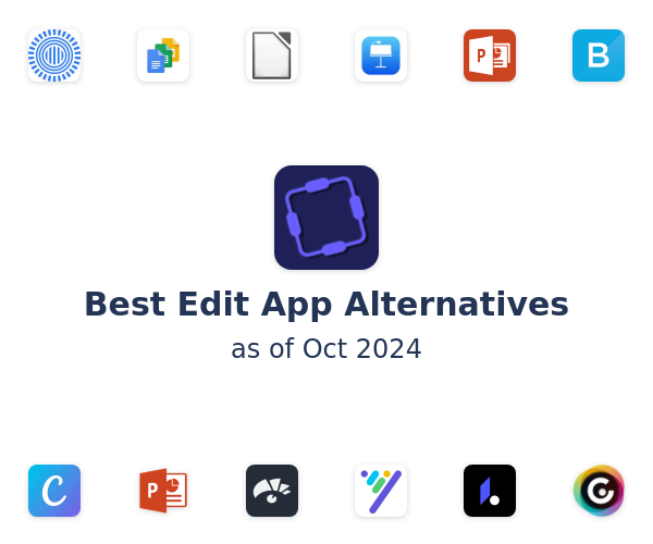 Best Edit App Alternatives