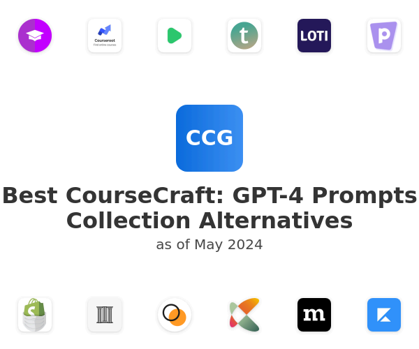 Best CourseCraft: GPT-4 Prompts Collection Alternatives