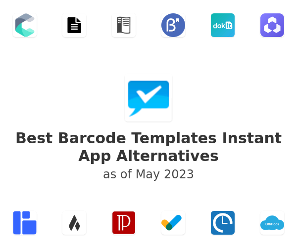 Best Barcode Templates Instant App Alternatives