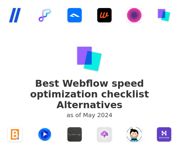 Best Webflow speed optimization checklist Alternatives
