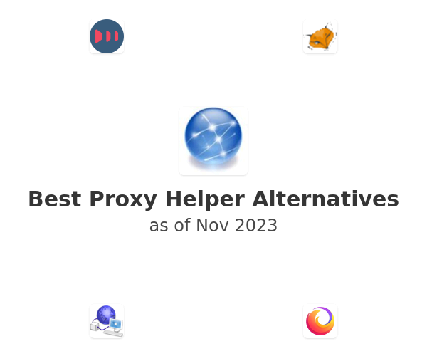 Best Proxy Helper Alternatives