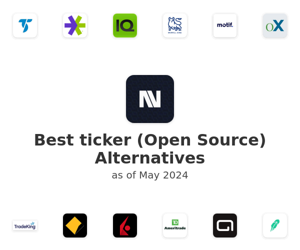 Best ticker (Open Source) Alternatives