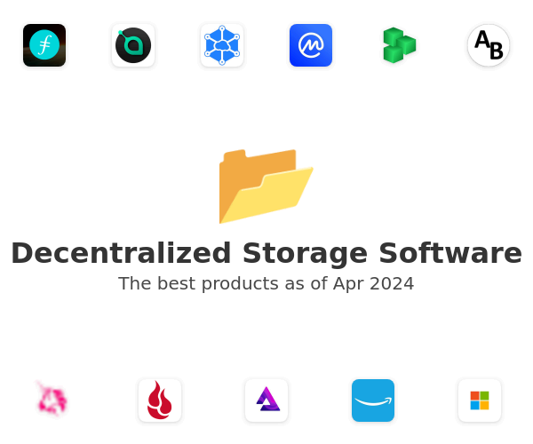 The best Decentralized Storage products