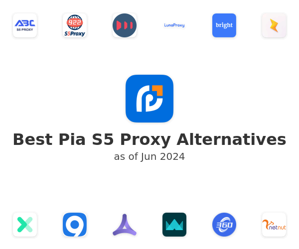 Best Pia S5 Proxy Alternatives