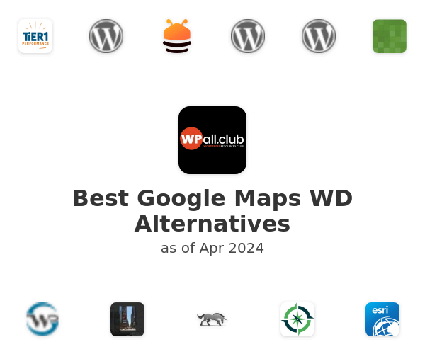 Best Google Maps WD Alternatives