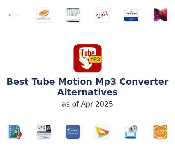 Best Tube Motion Mp3 Converter Alternatives