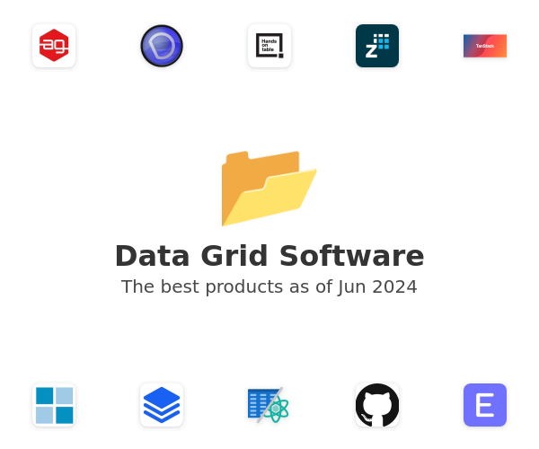 The best Data Grid products