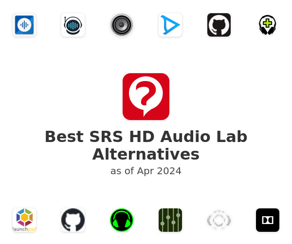 Best SRS HD Audio Lab Alternatives