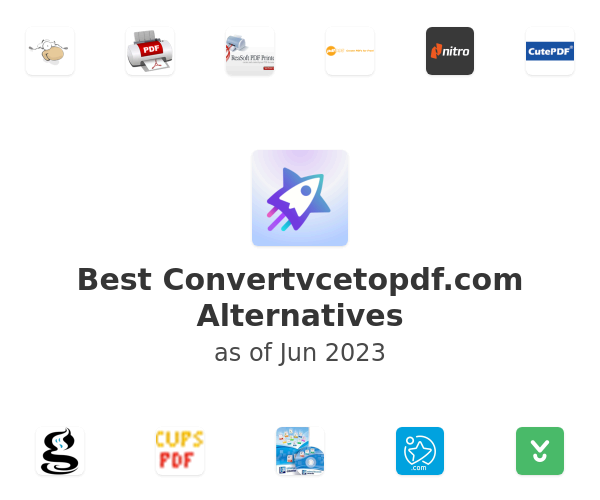 Best Convertvcetopdf.com Alternatives