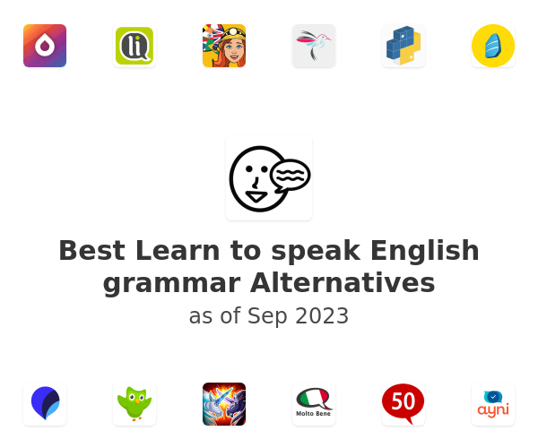 Best Learn to speak English grammar Alternatives