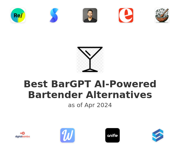 Best BarGPT AI-Powered Bartender Alternatives