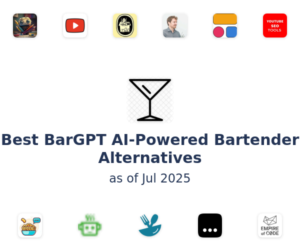 Best BarGPT AI-Powered Bartender Alternatives