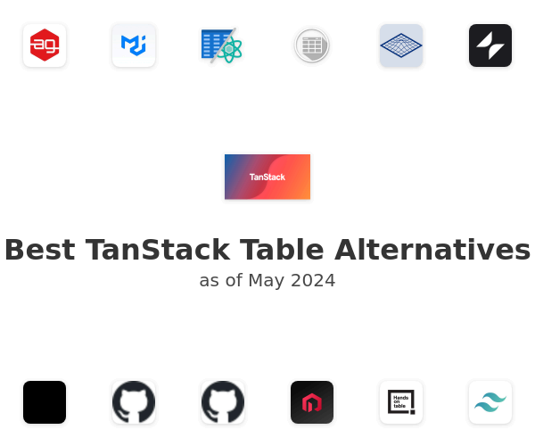 Best TanStack Table Alternatives