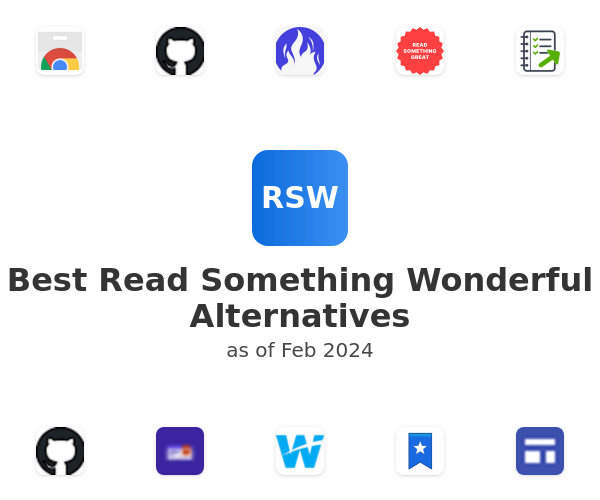 Best Read Something Wonderful Alternatives