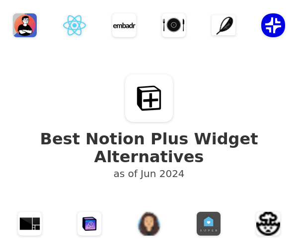 Best Notion Plus Widget Alternatives