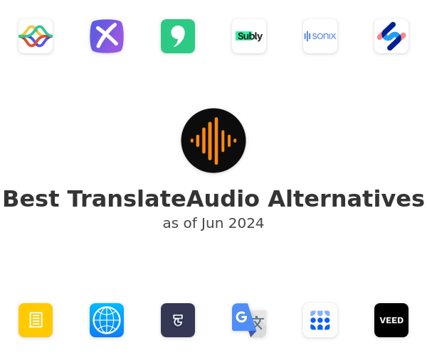 Best TranslateAudio Alternatives
