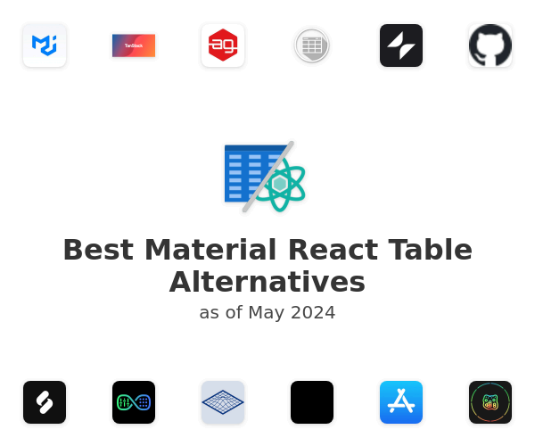 Best Material React Table Alternatives
