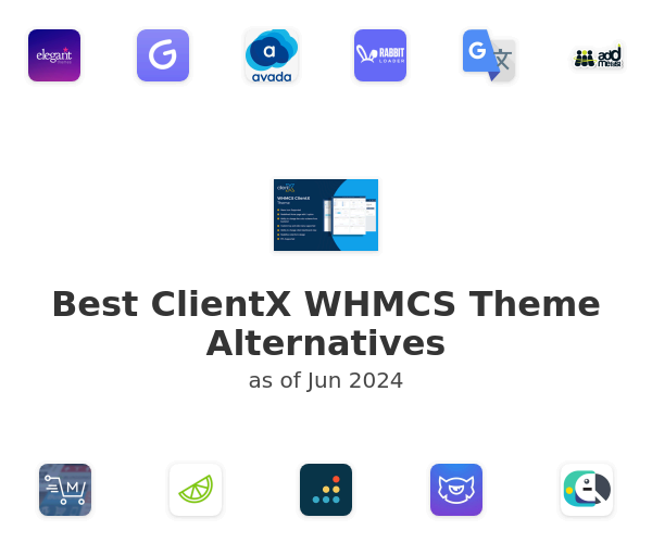 Best ClientX WHMCS Theme Alternatives