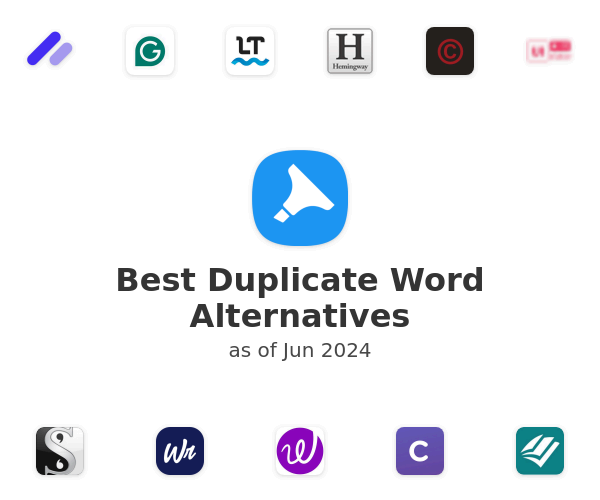 Best Duplicate Word Alternatives