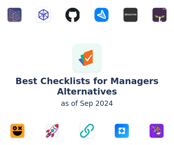 Best Checklists for Managers Alternatives