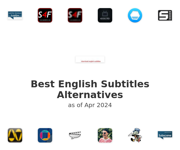 Best English Subtitles Alternatives