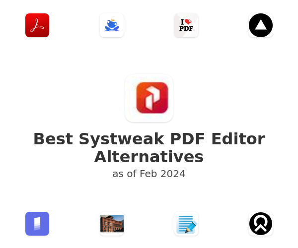 Best Systweak PDF Editor Alternatives