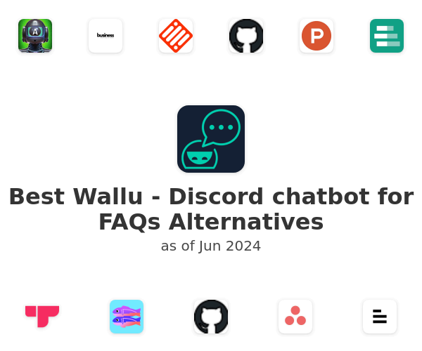 Best Wallu - Discord chatbot for FAQs Alternatives