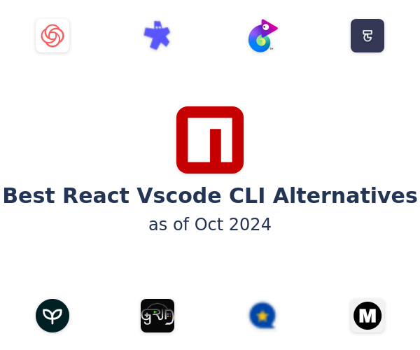 Best React Vscode CLI Alternatives