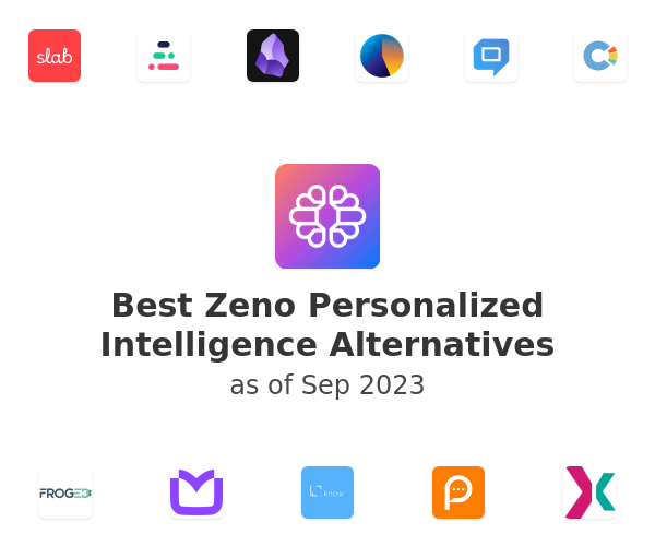 Best Zeno Personalized Intelligence Alternatives