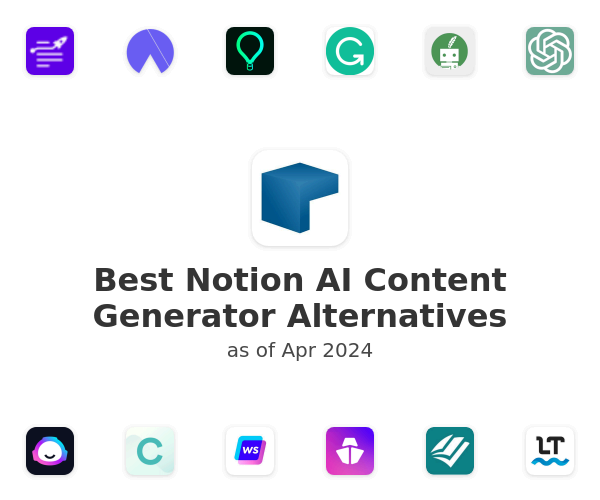 Best Notion AI Content Generator Alternatives