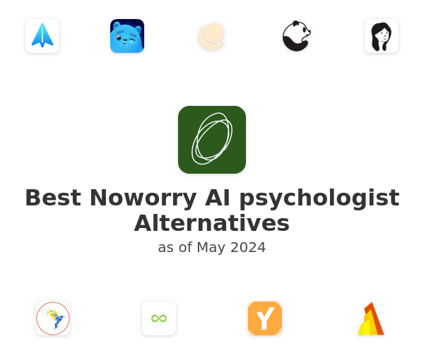 Best Noworry AI psychologist Alternatives