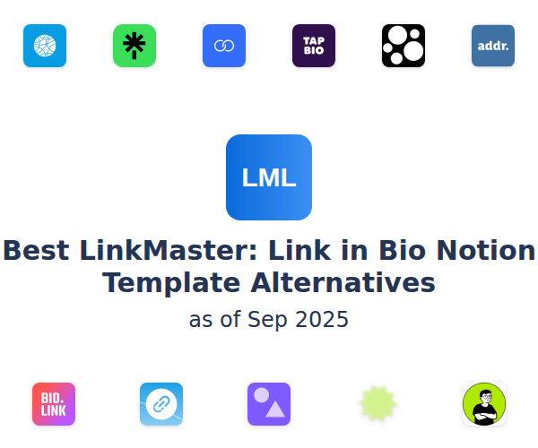Best LinkMaster: Link in Bio Notion Template Alternatives