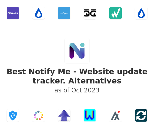 Best Notify Me - Website update tracker. Alternatives