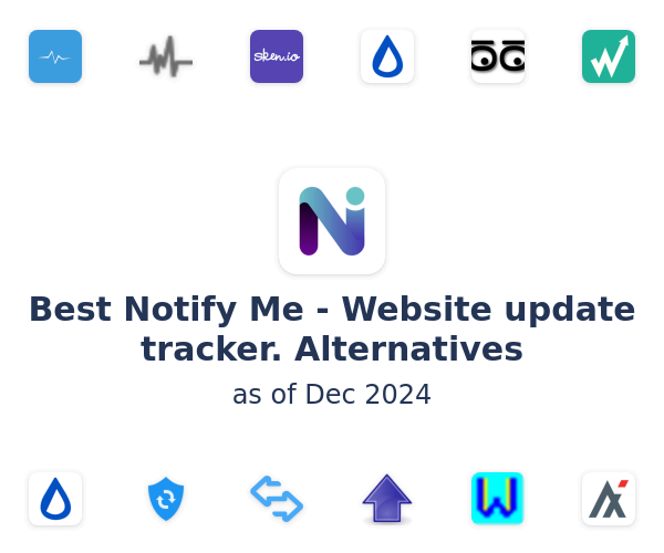 Best Notify Me - Website update tracker. Alternatives