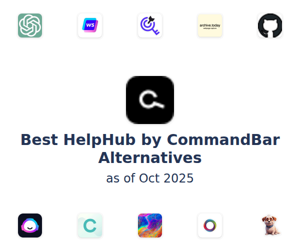 Best HelpHub by CommandBar Alternatives