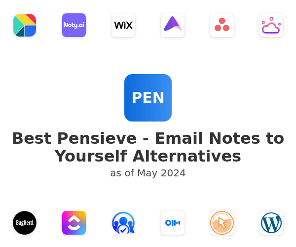 Best Pensieve - Email Notes to Yourself Alternatives