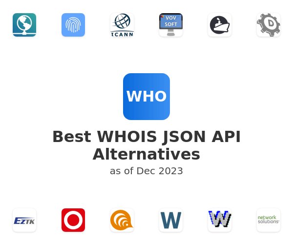 Best WHOIS JSON API Alternatives