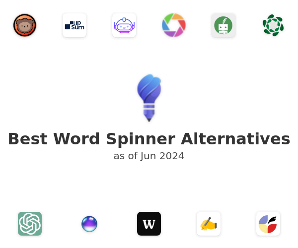 Best Word Spinner Alternatives