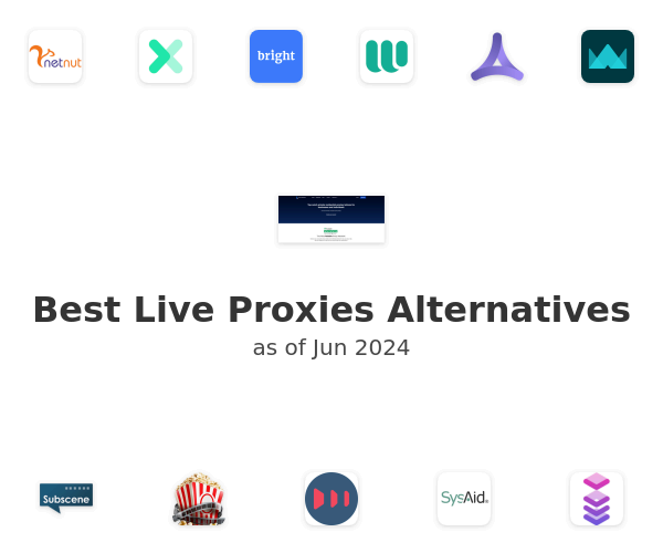 Best Live Proxies Alternatives