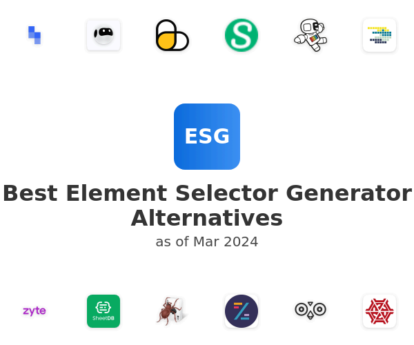 Best Element Selector Generator Alternatives