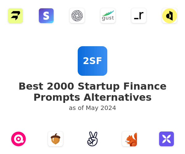 Best 2000 Startup Finance Prompts Alternatives