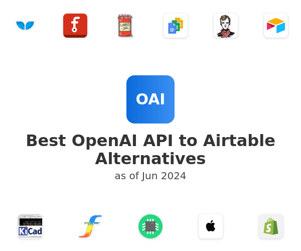 Best OpenAI API to Airtable Alternatives