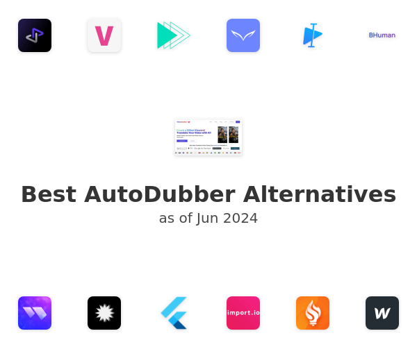 Best AutoDubber Alternatives