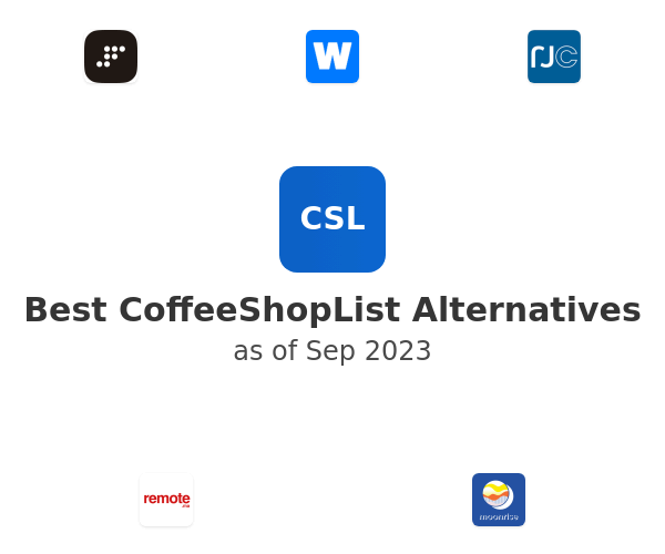 Best CoffeeShopList Alternatives