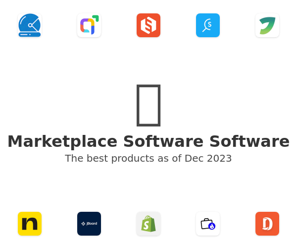 The best Marketplace Software products