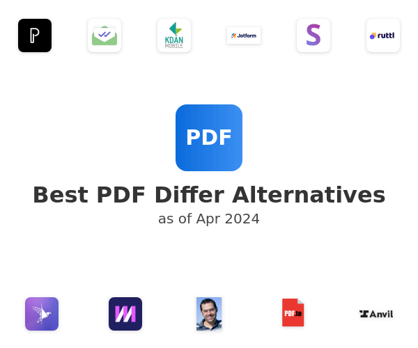 Best PDF Differ Alternatives